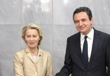 BE nuk “njeh” Kurtin? Von der Leyen e takon, por jo në zyren e kryeministrit