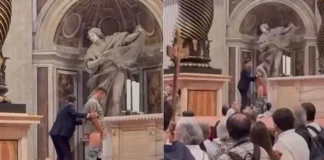 Skandal në Vatikan/ Burri urinon në altarin e Shën Pjetrit, Papa Leo XIV i tronditur nga akti