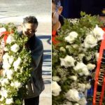 Veliaj dërgon kurorën me lule në nderim të Fatos Nanos