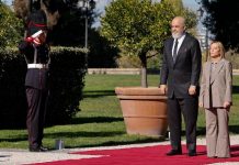 Rama mbërrin në Romë, pritet nga kryeministrja Meloni (FOTO)