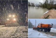 Reshjet e dëborës në Bogë-Theth, trashësia arrin deri në 40 cm