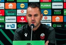 Duel shqiptarësh në Conference League, trajneri Beqiri para Drita – Shkëndija: Një festë futbolli, le të fitojë më i miri