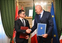 Shqipëria dhe Italia firmosin marrëveshje bashkëpunimi në fushën e mbrojtjes