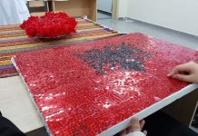 Në prag të festave të 28 dhe 29 Nëntorit, nxënësit punime të ndryshme për festën e flamurit