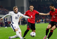 LIVE-Ndeshja Shqipëri-Angli, Kombëtarja humb titullarin! Hysaj pranë golit