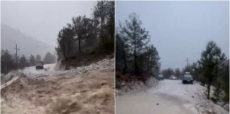 Reshjet e shiut në Shkodër, bllokohen pesë makina dhe 9 persona