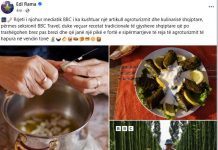 BBC artikull për kulinarinë shqiptare, Rama: Recetat tradicionale të gjysheve, pikë e fortë e sipërmarrjeve të reja të agroturizmit
