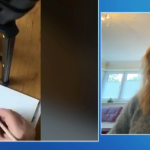 Pikturon me të dyja duart dhe këmbët njëherësh/ Aksidenti i nxorri në pah talentin e fshehur artistes nga Kosova