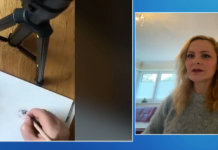 Pikturon me të dyja duart dhe këmbët njëherësh/ Aksidenti i nxorri në pah talentin e fshehur artistes nga Kosova