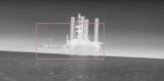 Marina ukrainase godet njësinë elitë ruse në platformën e Detit të Zi