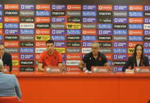 Përballja Shqipëri-Angli, Sylvinho dhe Gjimshiti në konferencë