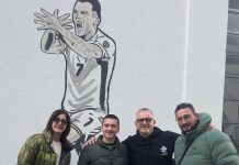 Murale në Mitrovicë për golin ndaj Serbisë: Prindërit e Manajt ftohen për ta ingaguruar veprën