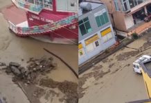 Lezha përfshihet nga reshjet e dendura, përmbyten disa lagje, emergjencat në terren