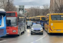 Protesta e transportit publik, Prishtina ‘bllokohet’ me autobusë