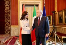 Ministrja Spiropali në Samitin e parë Ndërqeveritar Shqipëri–Itali, takim bilateral me Zëvendës Kryeministrin dhe Ministrin e Jashtëm Antonio Tajani