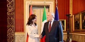 Ministrja Spiropali në Samitin e parë Ndërqeveritar Shqipëri–Itali, takim bilateral me Zëvendës Kryeministrin dhe Ministrin e Jashtëm Antonio Tajani