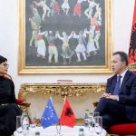 Marta Kos takim me kreun e Kuvendit, Niko Peleshi, në fokus konsensusin politik