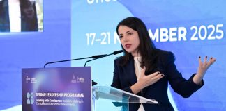 Përmbyllet trajnimi ekzekutiv për lidershipin e administratës publike, Ministrja Pirdeni: Të angazhuar për forcimin e vendimmarrjes institucionale