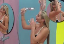 E lagur nga uji i nxehtë dhe me bikini, banorja e BBV ngre temperaturat me pamjet hot nga kabina e dushit! Këngëtarja s’lë vend për imagjinatën