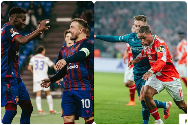 Shaqiri shkëlqen me dopietë në Europa League  Hoxha me shokë zhgënjejnë në Zagreb  barazim i AEK me Strakoshën në portë