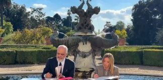 Rama dhe Meloni firmosin marrëveshje bashkëpunimi mes Shqipërisë dhe Italisë