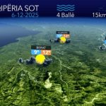 Vranësira dhe reshje shiu në pjesën më të madhe të vendit, si pritet të jetë moti për sot