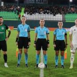 Për herë të parë në Shqipëri, një ndeshje e Superligës u drejtua nga tre gjyqtare vajza