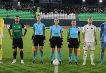 Për herë të parë në Shqipëri, një ndeshje e Superligës u drejtua nga tre gjyqtare vajza