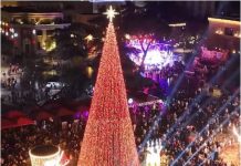 ‘Dhjetori i festave’, pamjet magjike nga ‘Sheshi Skënderbej’