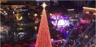 ‘Dhjetori i festave’, pamjet magjike nga ‘Sheshi Skënderbej’