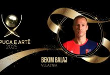 Topi i Artë 2025/ Bekim Balaj fiton trofeun “Këpuca e Artë 2025”