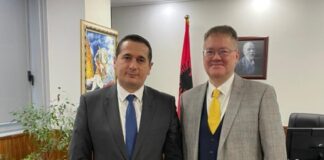 Kreu i SPAK, Klodian Braho takohet me ambasadorin e Britanisë