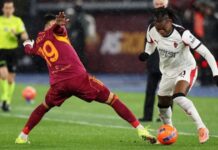 Nuk ka fitues në “Olimpico”, Milani ndalet nga Roma dhe e sheh Interin 5 pikë larg