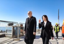 Pas takimit me kryebashkiakët, Rama inspekton punimet në shëtitoren “Taulantia”