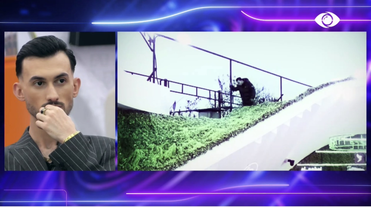 Pamje që transmetohen për herë të parë  momenti kur Kristi del nga shtëpia nëpërmjet murit