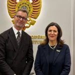 Gonzato takim me kryetaren e re të Gjykatës Kushtetuese: Bashkëpunimi me sistemin gjyqësor shqiptar është thelbësor për integrimin europian