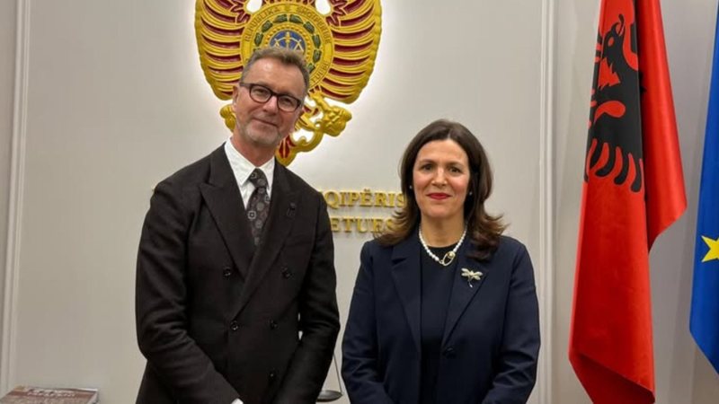 Gonzato takim me kryetaren e re të Gjykatës Kushtetuese  Bashkëpunimi me sistemin gjyqësor shqiptar është thelbësor për integrimin europian