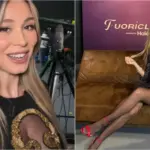 Foto/ Më seksi se kurrë, prezantuesja e njohur italiane merr të gjithë vëmendjen e ndeshjes Inter-Napoli