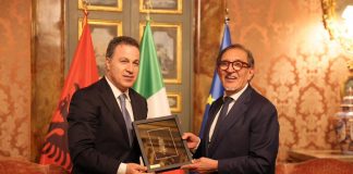 Peleshi pritet nga homologu italian: Shqipëri-Itali, partneritet strategjik për të ardhmen europiane