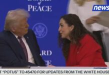 FOTOLAJM/ Shtrëngim duarsh para firmosjes së Planit të Paqes, Trump bisedë ‘kokë më kokë’ me Vjosa Osmanin