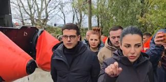 VIDEO/ Balluku zbret në terren, shkon në Urën e Mifolit për operacionin e evakuimit në Novoselë