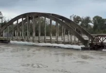 Situatë ALARMANTE në Vlorë, Vjosa gati kalimit të vijë së kuqe! Lumi tejkalon 9 metra