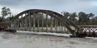 Situatë ALARMANTE në Vlorë, Vjosa gati kalimit të vijë së kuqe! Lumi tejkalon 9 metra