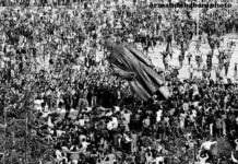 35 vjet më parë – Dëshmia e gazetarit nga vendi i ngjarjes: Monumenti kishte rënë pa u ngritur