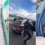 ‘Policia, asnjë lëvizje’/ Momenti kur 27-vjeçari rrethohet nga forcat e Operacionales, ishte nisur për të shitur 10 pistoleta në zonën e Freskut