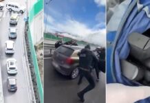 ‘Policia, asnjë lëvizje’/ Momenti kur 27-vjeçari rrethohet nga forcat e Operacionales, ishte nisur për të shitur 10 pistoleta në zonën e Freskut