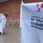 ‘Fantazmat’ shfaqen në selinë e PD-së para protestës së Berishës: Rama ik! (VIDEO)