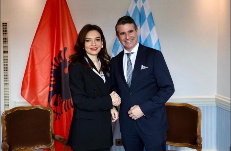 Spiropali takim me Kryeministrin bavarez dhe Ministrin për Europën  Bavaria mbështetje për anëtarësimin e Shqipërisë në BE