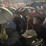 FOTO-LAJM/ SKANDAL- DEPUTETI Gjin Gjoni, njeriu që furnizon të rinjtë e maskuar me molotov