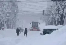 Reshje të dendura dëbore në Japoni, të paktën 45 të vdekur